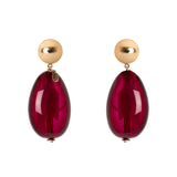 Orecchini con oliva pendente Land - Rosso - Sodini Bijoux