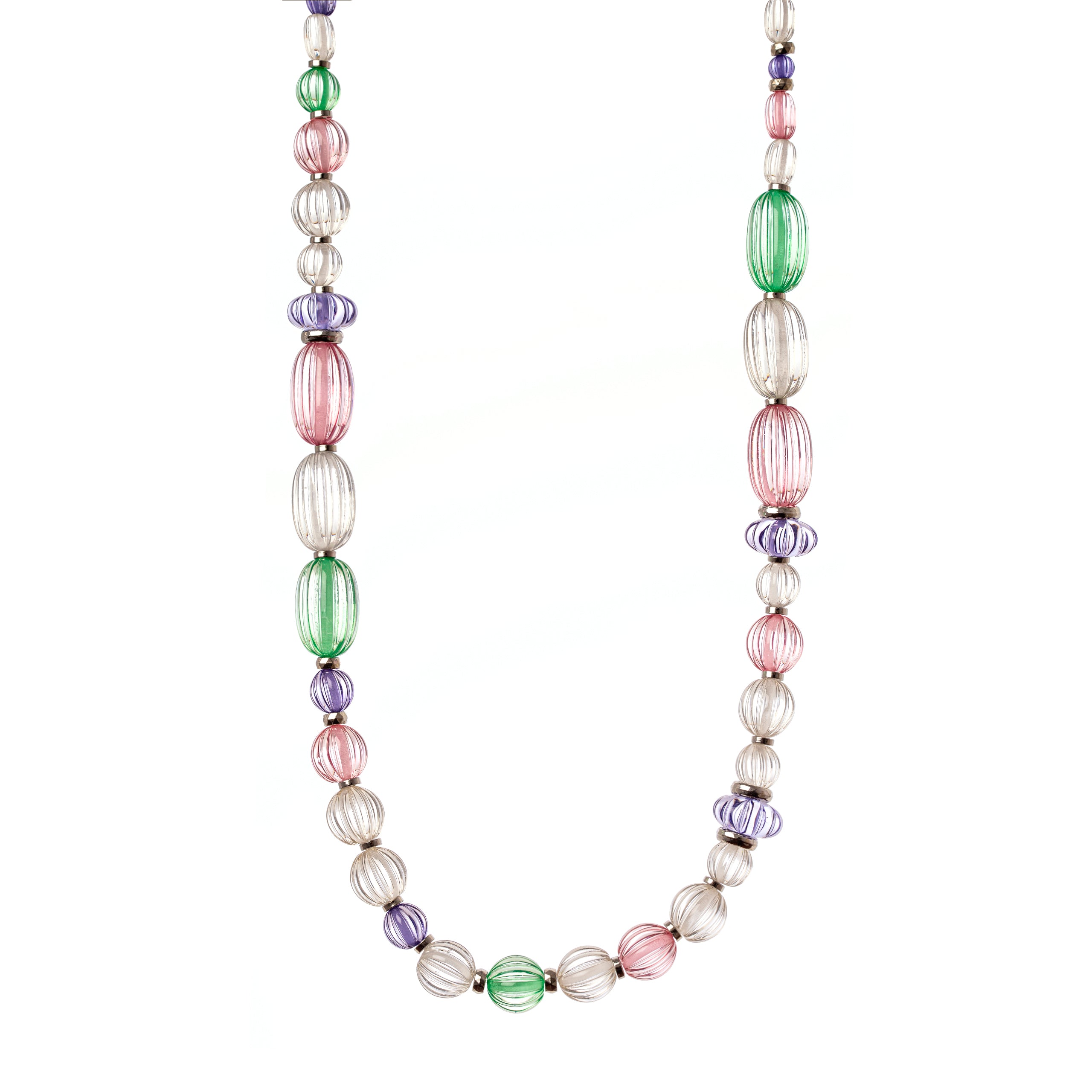 Necklace Plissè - Pink - Sodini Bijoux