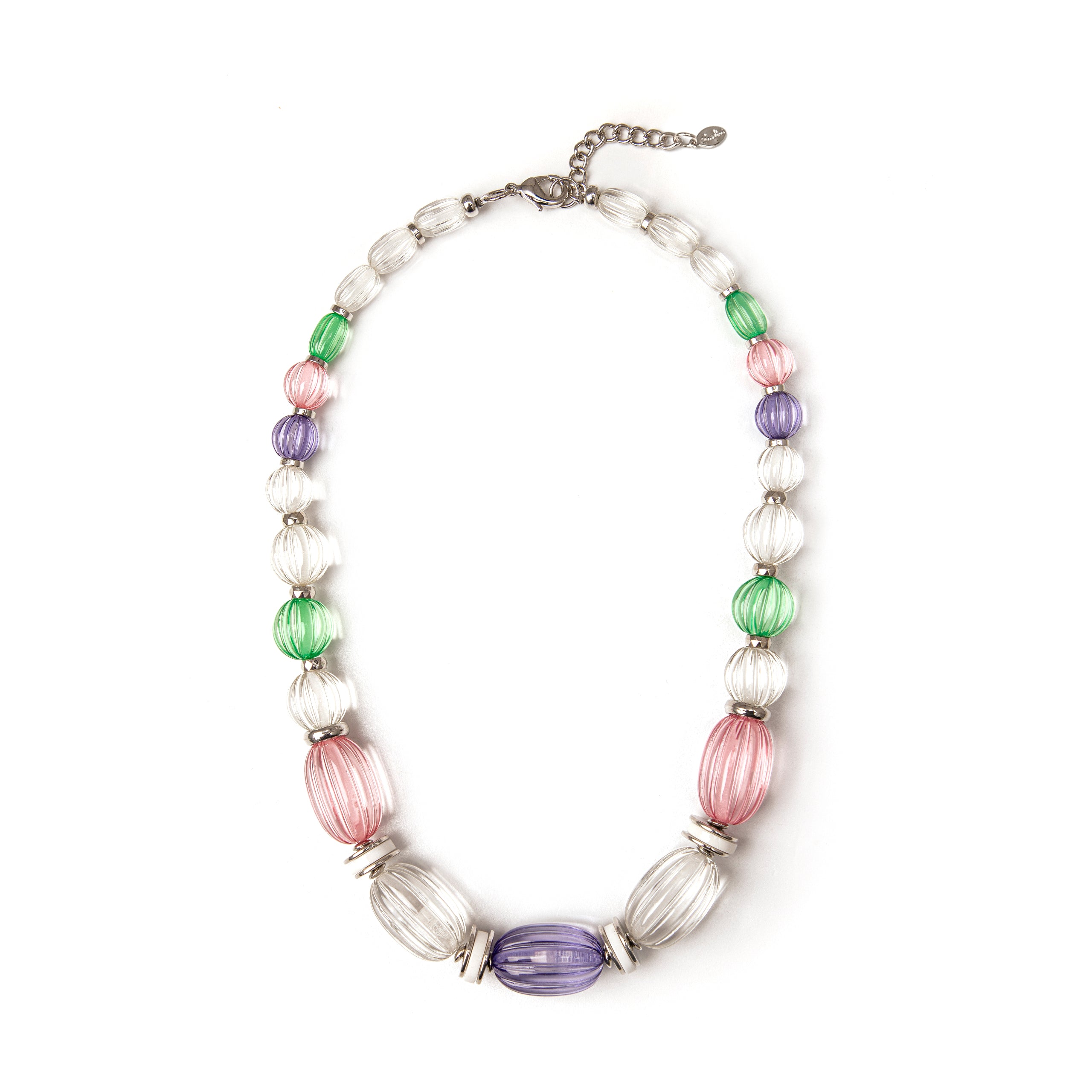 Necklace moyenne Plissè - Pink - Sodini Bijoux