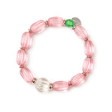 Bracciale elastico monocromatico Plissè - Rosa - Sodini Bijoux