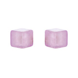 Piccoli orecchini a cubo Kaaba - Viola - Sodini Bijoux