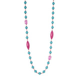 Collana lunga boule e graziosi elementi Queens - Turchese - Sodini Bijoux