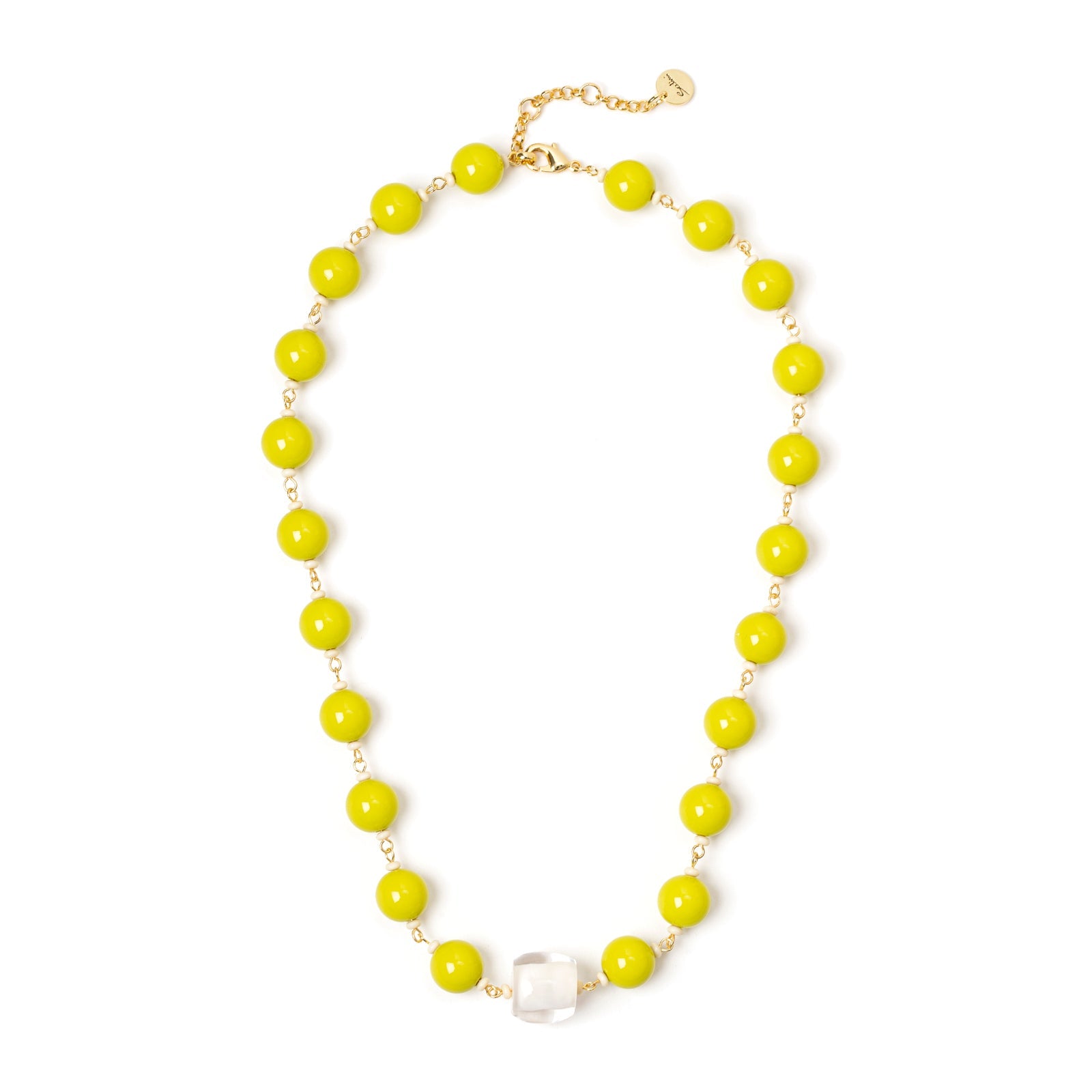Collana a boule incatenate Queens - Verde - Sodini Bijoux