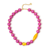 Collana corta a boule e due elementi Queens - Rosa - Sodini Bijoux