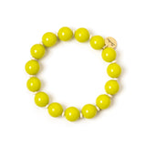 Bracciale elastico a boule Queens - Verde - Sodini Bijoux
