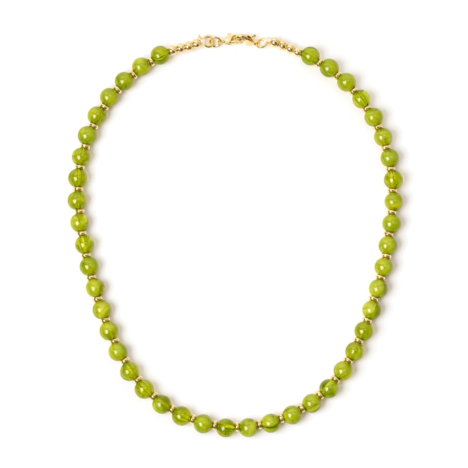 Collana corta a boule Ester - Verde - Sodini Bijoux
