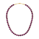 Collana corta a boule Ester - Viola - Sodini Bijoux