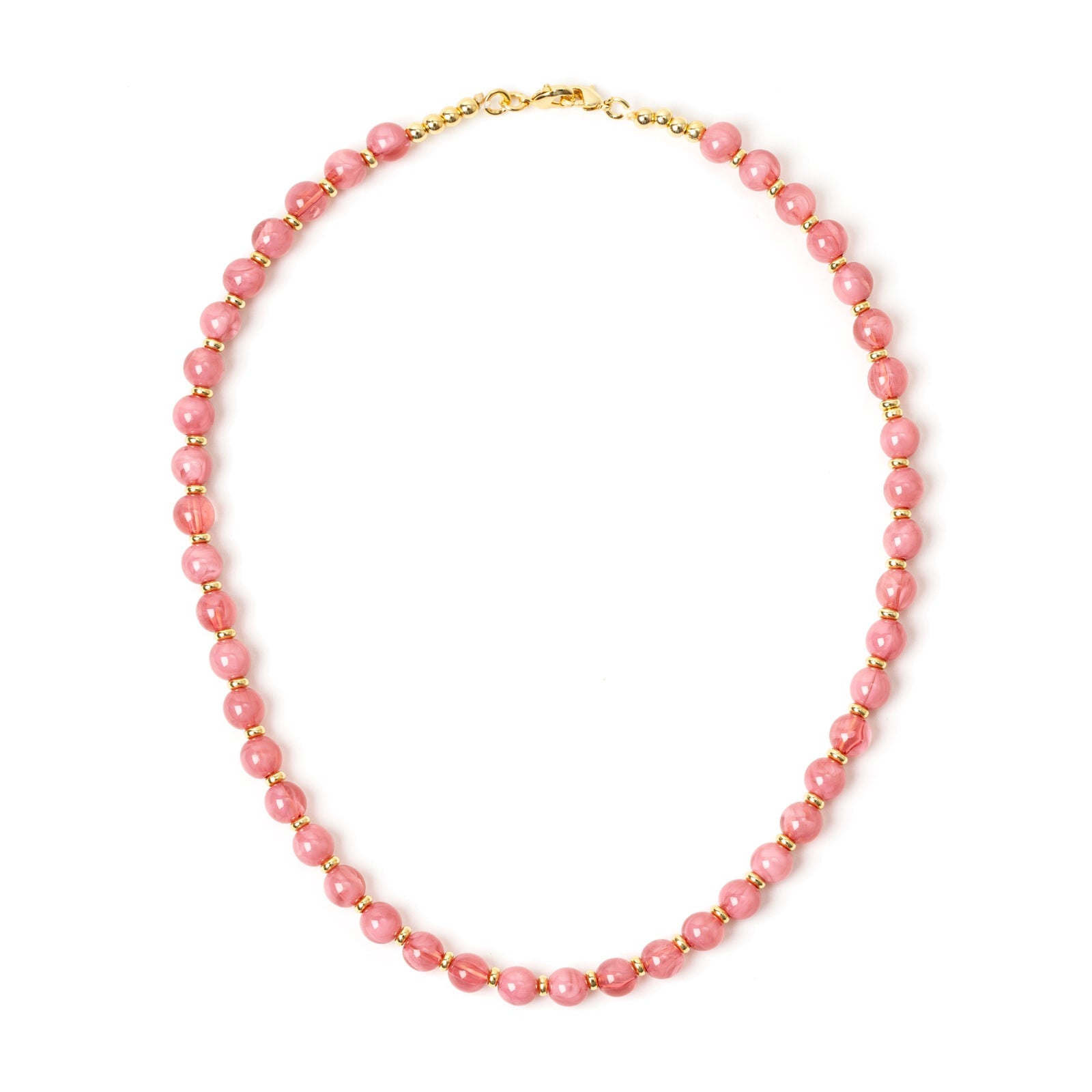 Collana corta a boule Ester - Rosa - Sodini Bijoux
