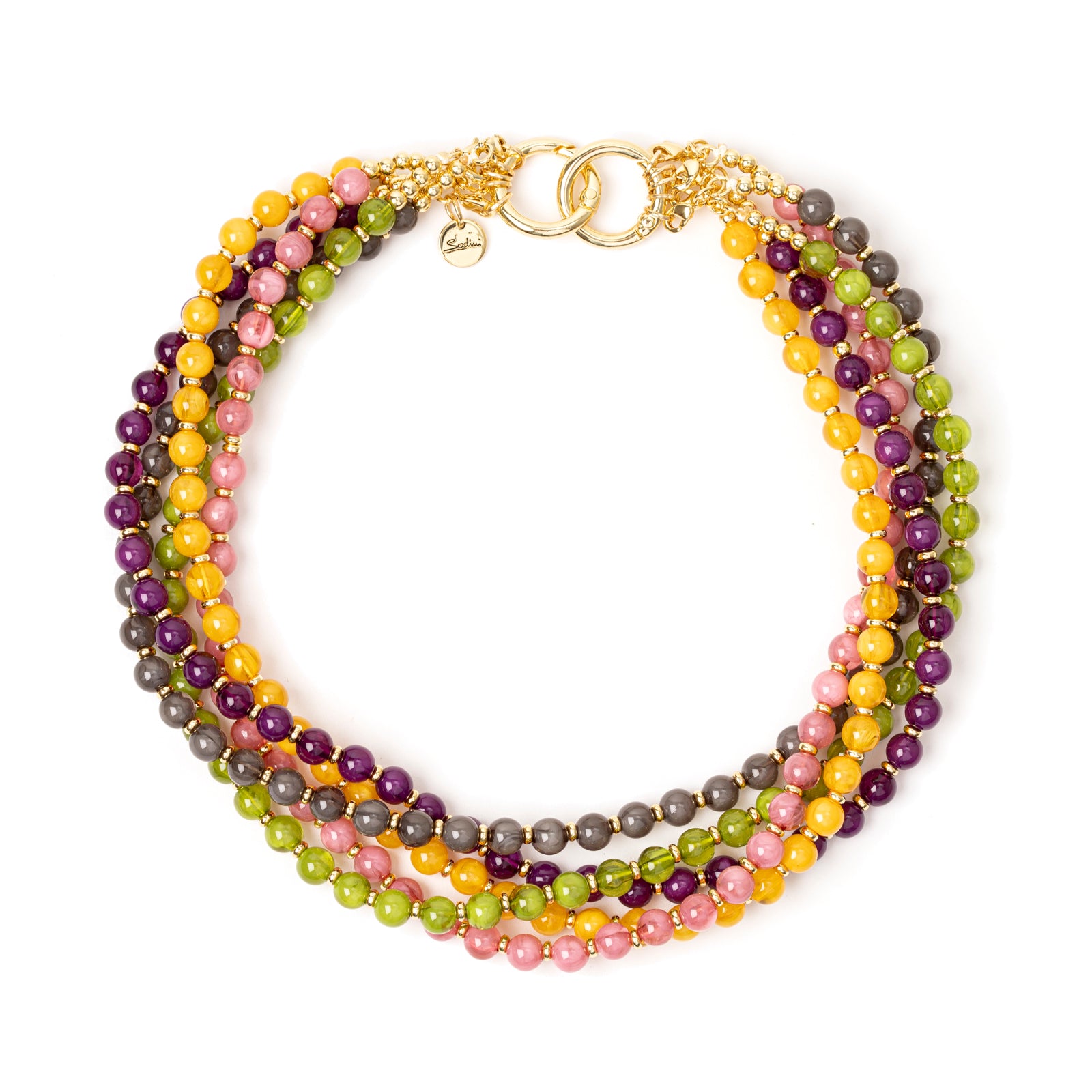Collana multifilo Ester - Multicolor - Sodini Bijoux