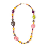 Collana boule ed elementi cromatici Ester - Multicolor - Sodini Bijoux