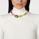 Girocollo boule ed elementi Ester - Multicolor - Sodini Bijoux