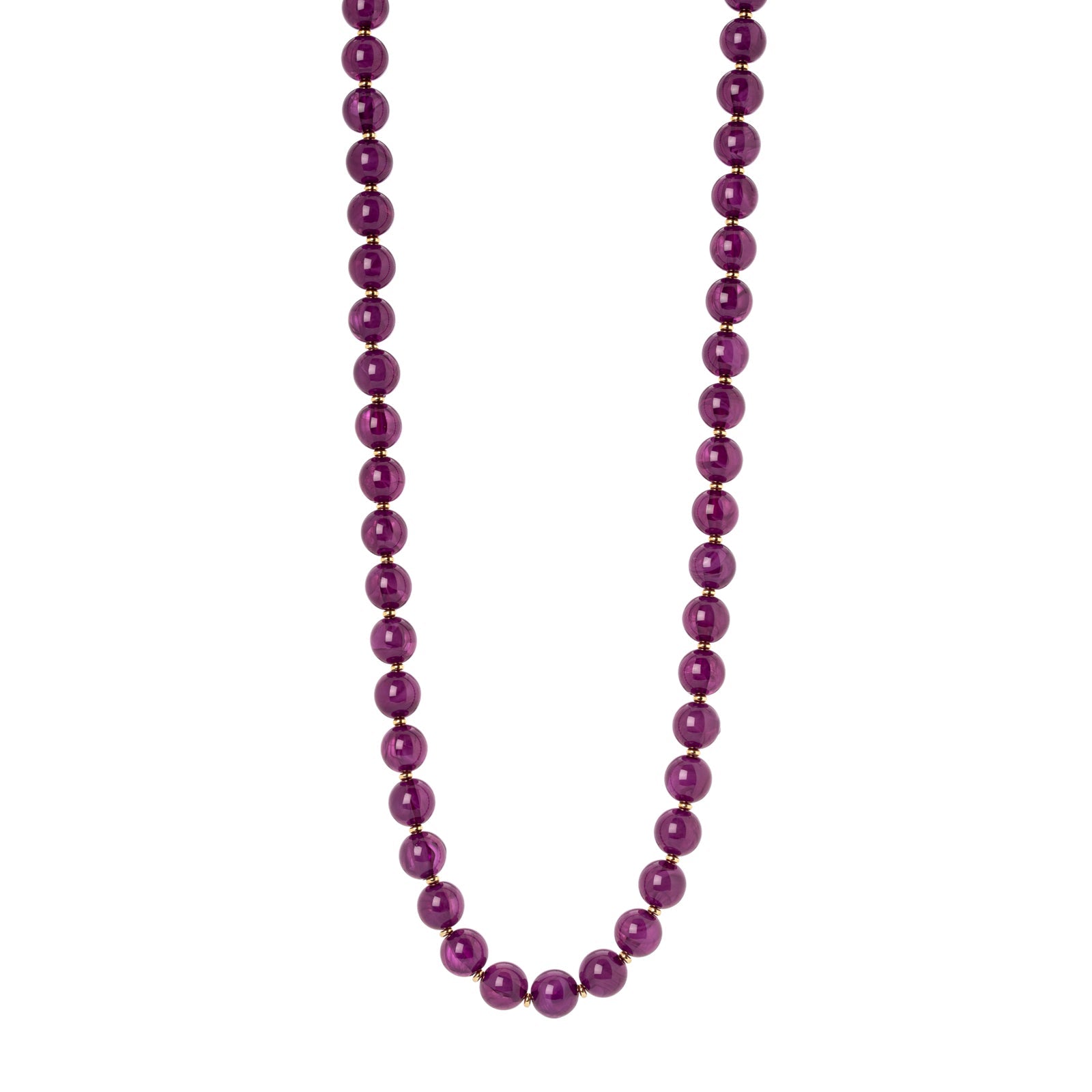 Collana a sfere traslucide Ester - Viola - Sodini Bijoux