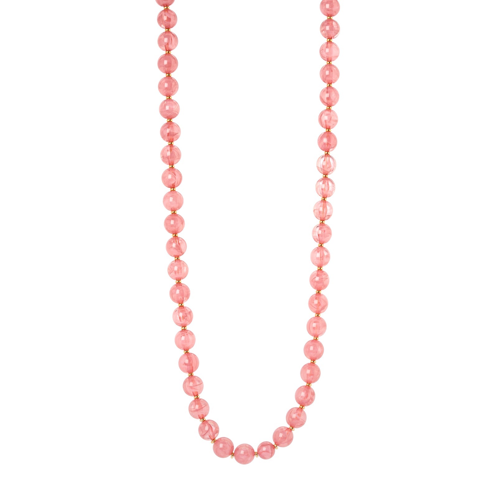 Collana a sfere traslucide Ester - Rosa - Sodini Bijoux
