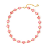 Girocollo a sfere traslucide Ester - Rosa - Sodini Bijoux