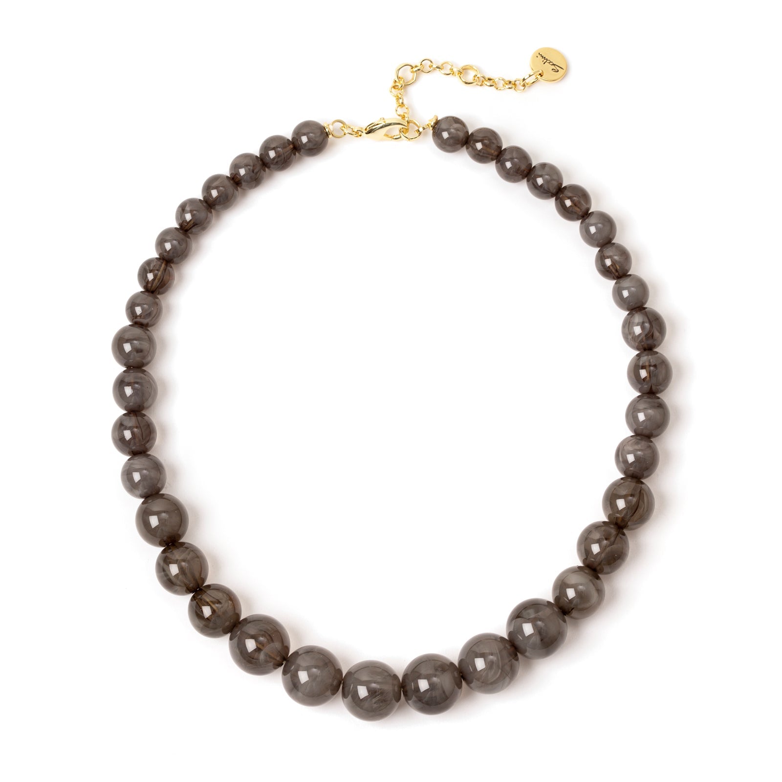 Girocollo a sfere degradè Ester - Grigio - Sodini Bijoux