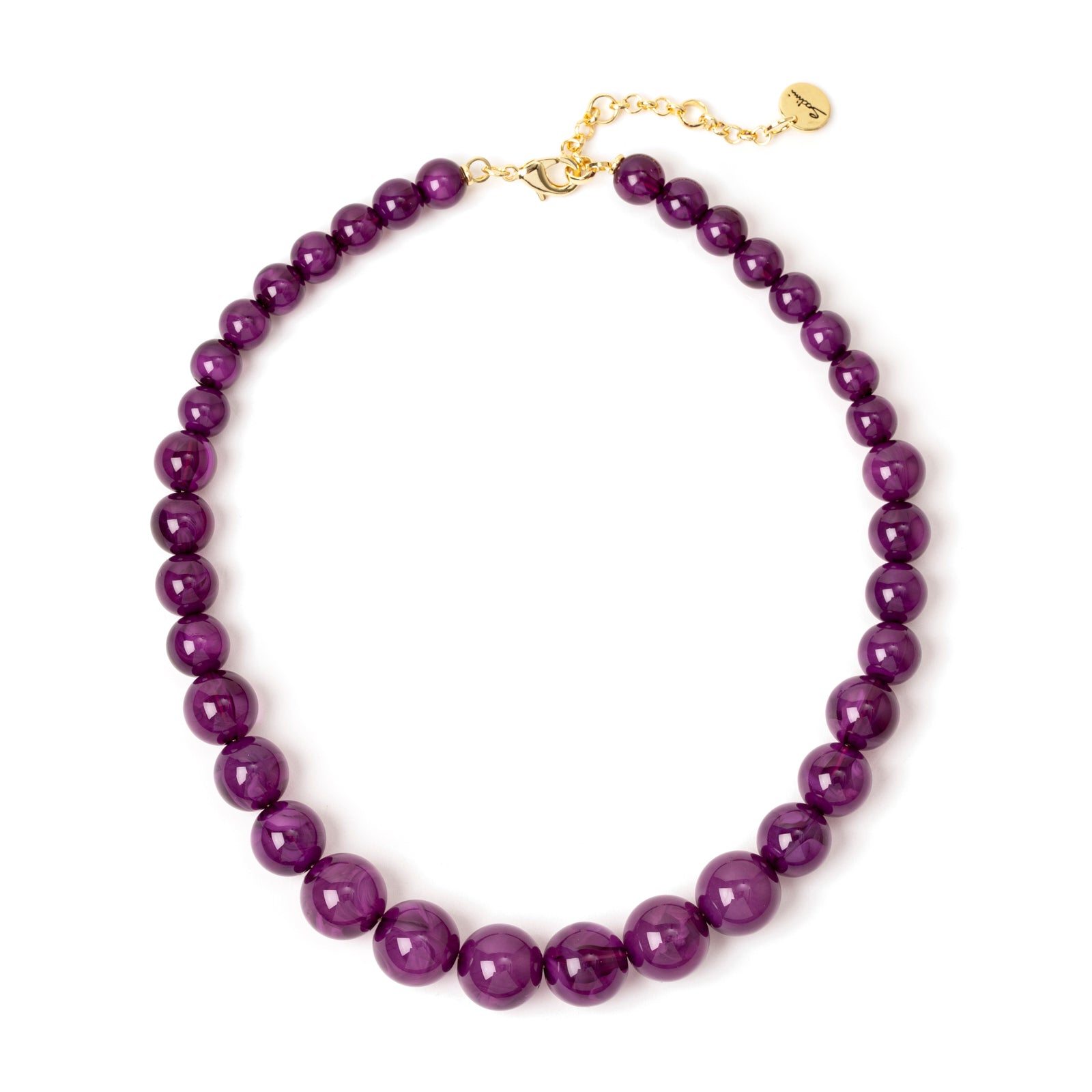 Girocollo a sfere degradè Ester - Viola - Sodini Bijoux