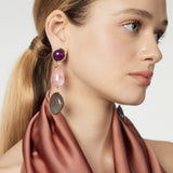 Orecchini cabochon e due pendenti Ester - Multicolor - Sodini Bijoux