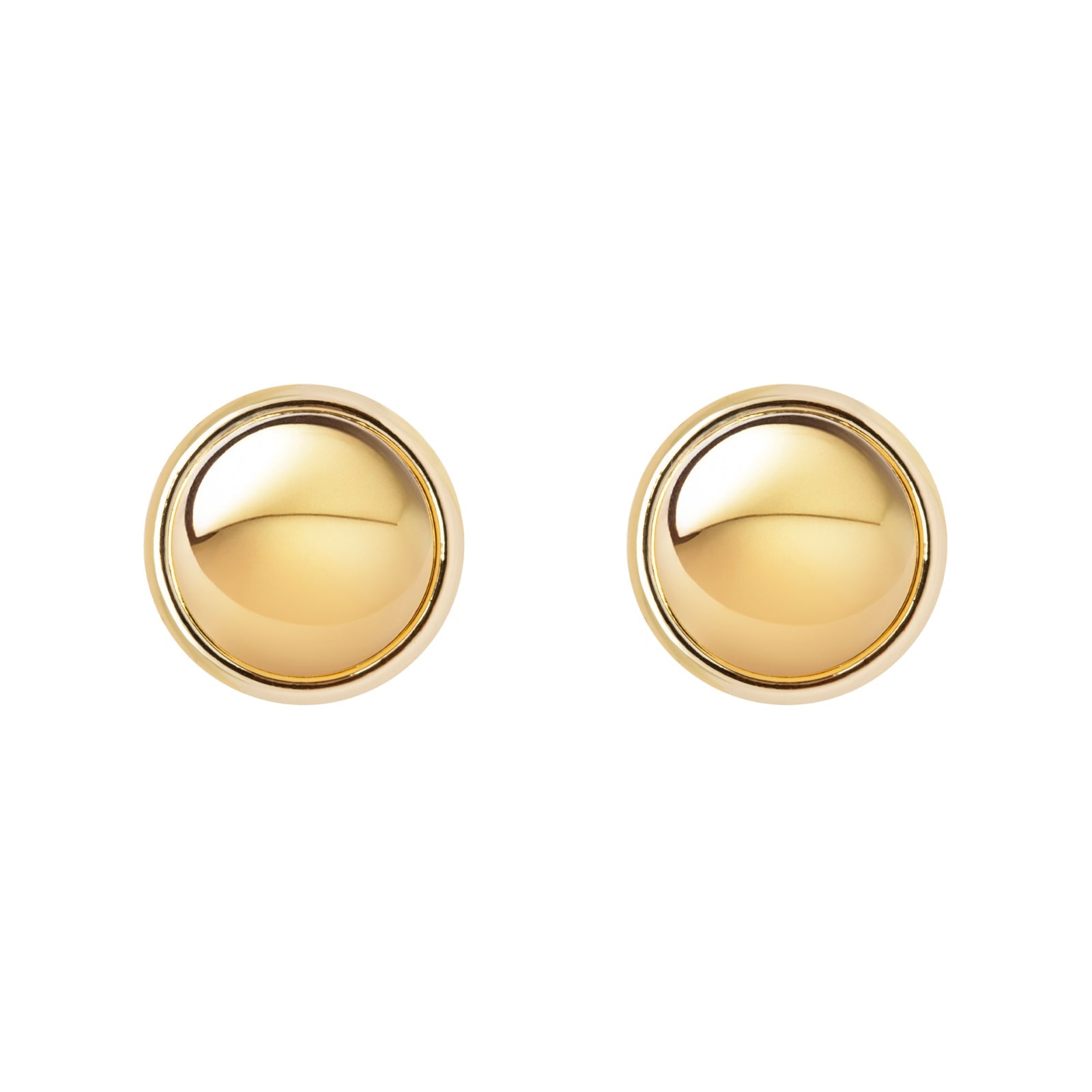 Orecchini cabochon in cornice Ester - Oro - Sodini Bijoux