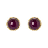 Orecchini cabochon in cornice Ester - Viola - Sodini Bijoux