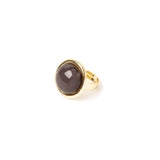 Anello con cabochon in cornice Ester - Grigio - Sodini Bijoux