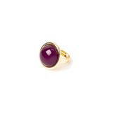 Anello con cabochon in cornice Ester - Viola - Sodini Bijoux