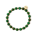 Bracciale elastico boule verde scuro Apuana - Verde - Sodini Bijoux