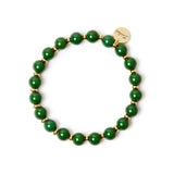 Bracciale elastico boule verde intenso Apuana - Verde - Sodini Bijoux