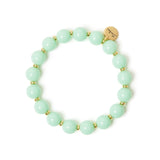 Bracciale elastico boule verde chiaro Apuana - Turchese - Sodini Bijoux