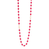Collana lunga boule incatenate Maya - Rosso - Sodini Bijoux