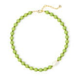 Collana corta boule Maya - Verde - Sodini Bijoux