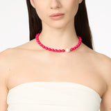 Collana corta boule Maya - Rosso - Sodini Bijoux