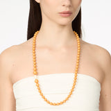 Collana lunga boule Maya - Ocra - Sodini Bijoux