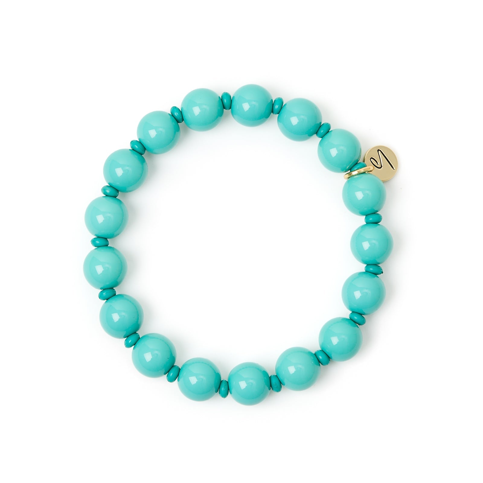 Bracciale elastico boule Maya - Turchese - Sodini Bijoux