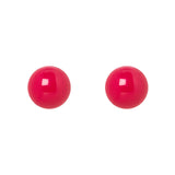 Orecchini semisfera Maya - Rosso - Sodini Bijoux