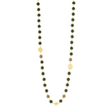 Long necklace Belle Epoque - Green - Sodini Bijoux