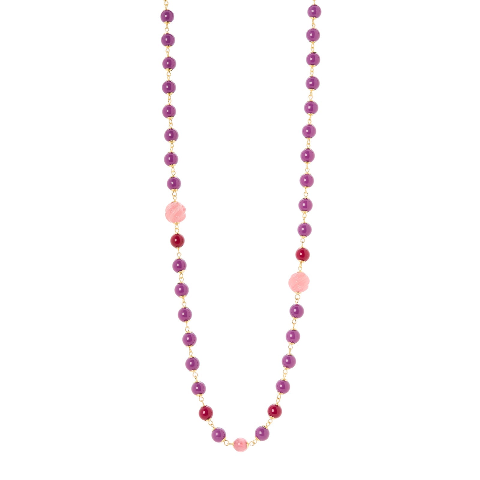 Collana lunga Belle Epoque - Viola - Sodini Bijoux