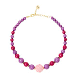 Choker degradè spheres Belle Epoque - Purple - Sodini Bijoux