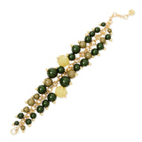 Cluster bracelet Belle Epoque - Green - Sodini Bijoux