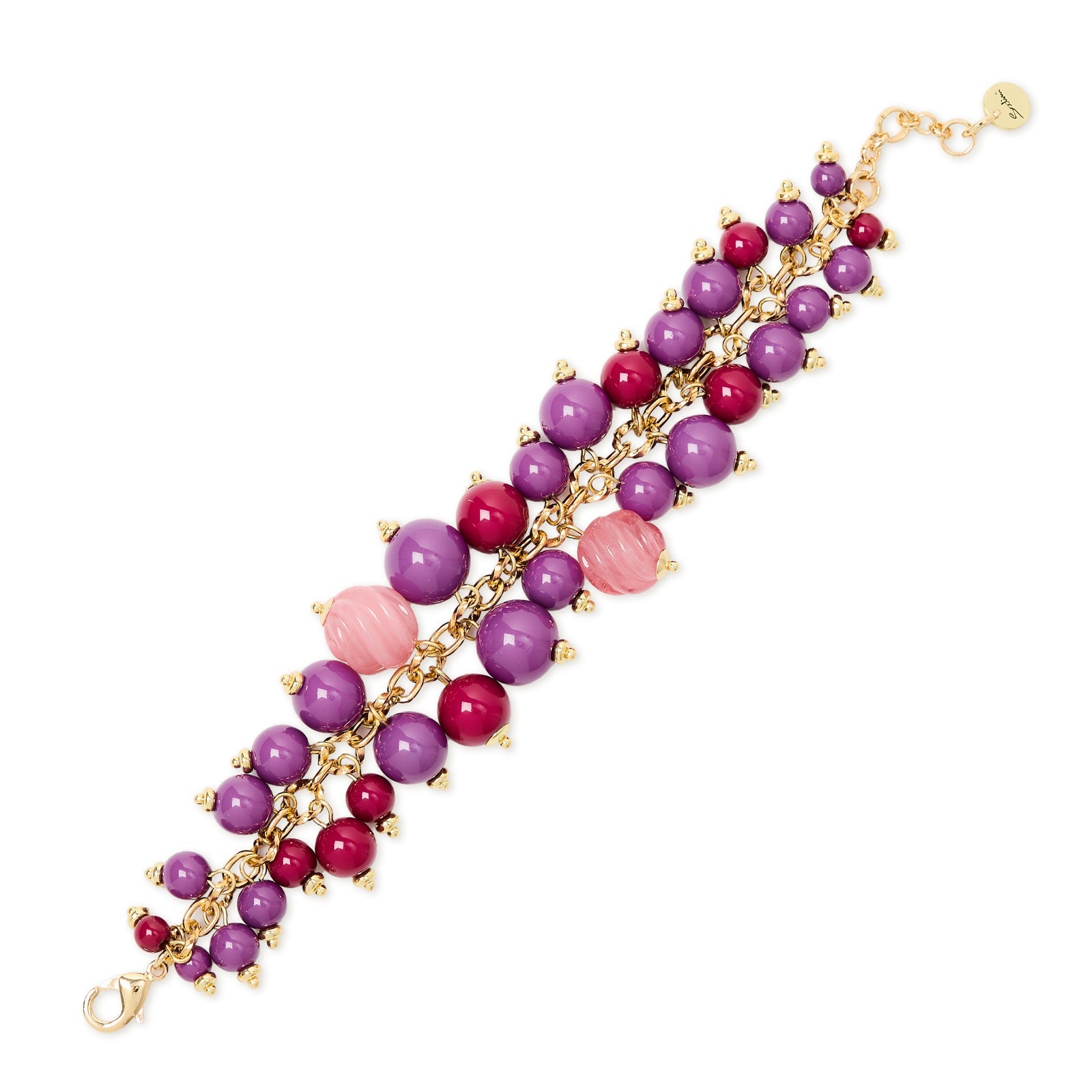 Bracciale grappolo Belle Epoque - Viola - Sodini Bijoux