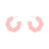 Orecchini cerchietto torchon Belle Epoque - Rosa - Sodini Bijoux