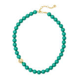 Collana corta grandi boule Droplet - Verde - Sodini Bijoux