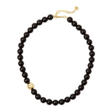 Collana corta grandi boule Droplet - Nero - Sodini Bijoux