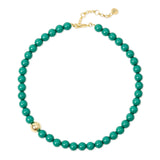 Collana corta boule Droplet - Verde - Sodini Bijoux