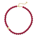 Collana corta boule Droplet - Rosso - Sodini Bijoux