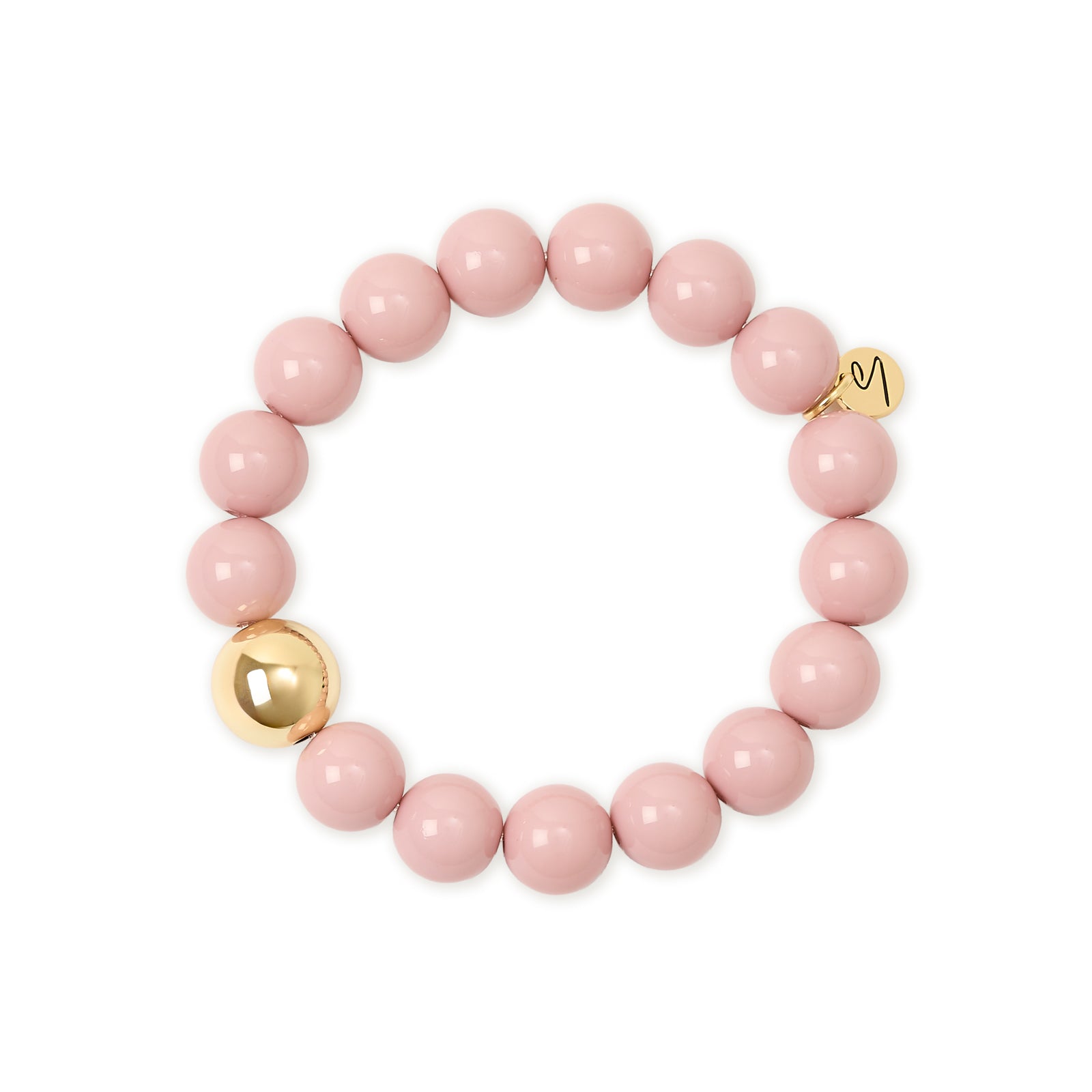 Bracciale elastico grandi boule Droplet - Rosa - Sodini Bijoux