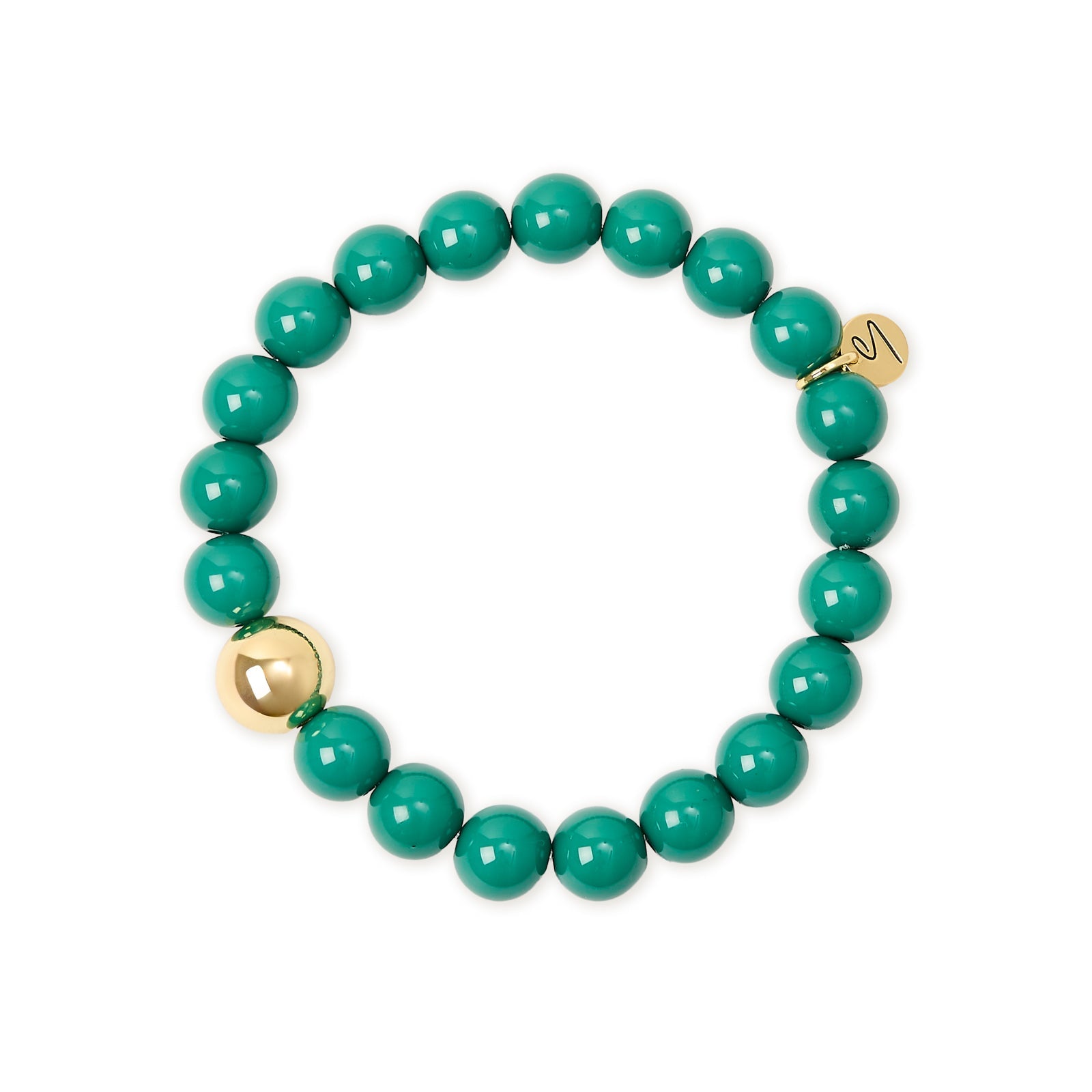 Bracciale elastico boule Droplet - Verde - Sodini Bijoux