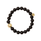 Bracciale elastico boule Droplet - Nero - Sodini Bijoux