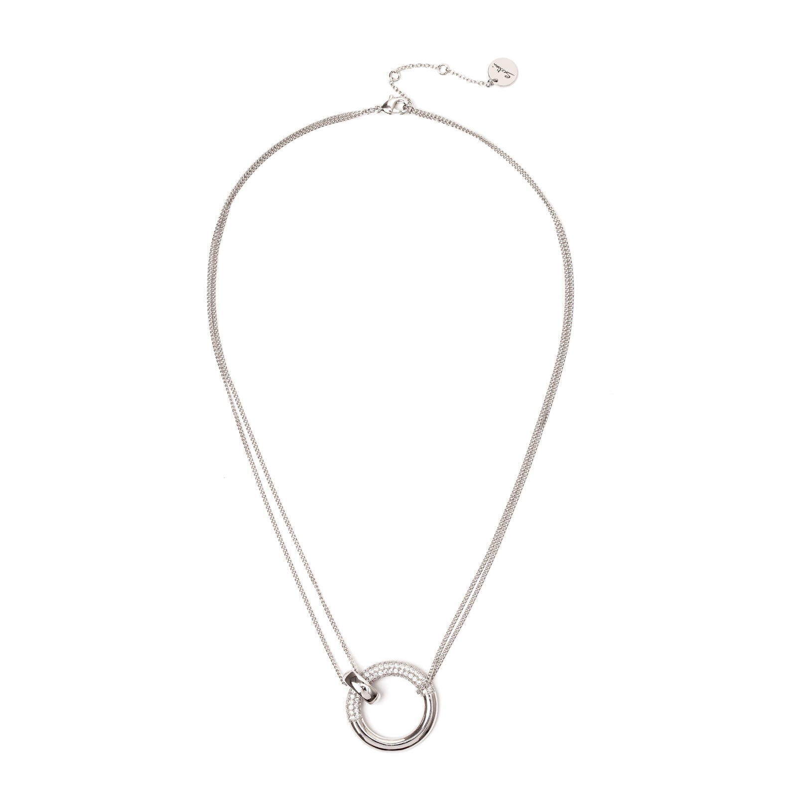 Collana corta doppio filo Judith - Argento - Sodini Bijoux