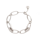 Bracciale con anelli di zirconi Judith - Argento - Sodini Bijoux