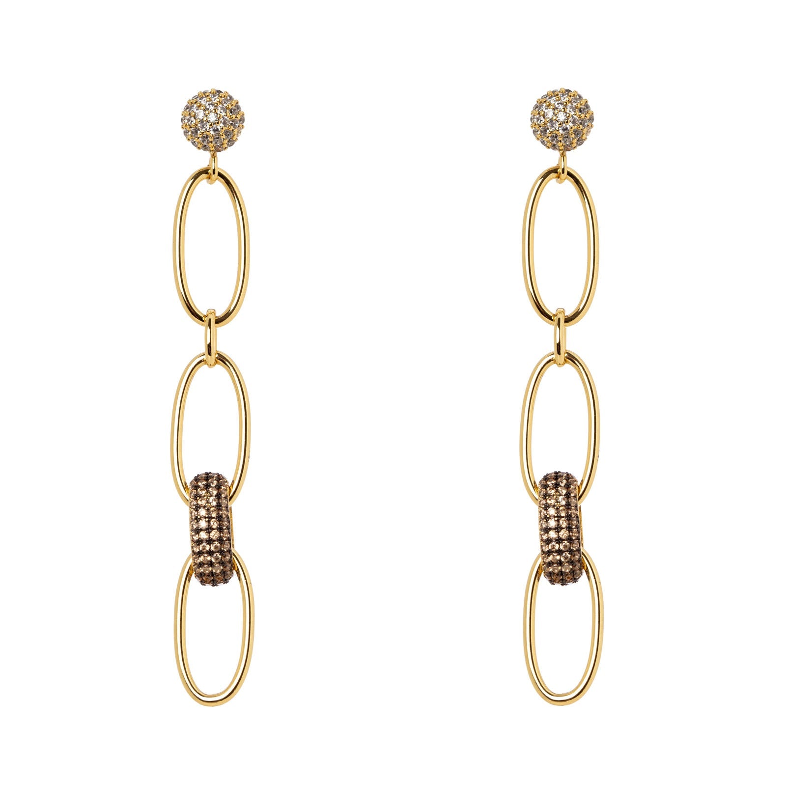Orecchini a maglie ovali Judith - Oro - Sodini Bijoux